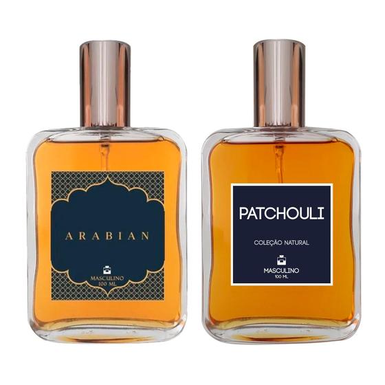 Imagem de Kit Perfume Masculino - Arabian + Patchouli Clássico 100ml