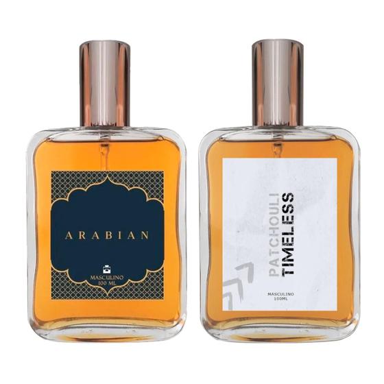 Imagem de Kit Perfume Masculino - Arabian + Patchouli Timeless 100ml