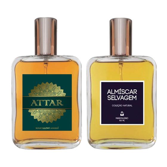 Imagem de Kit Perfume Masculino - Attar + Almíscar Selvagem 100ml