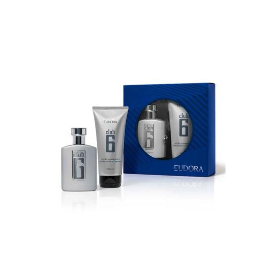 Imagem de Kit Perfume Masculino Eudora Club 6 Deo Colônia 95ml + Loção Hidratante 200ml