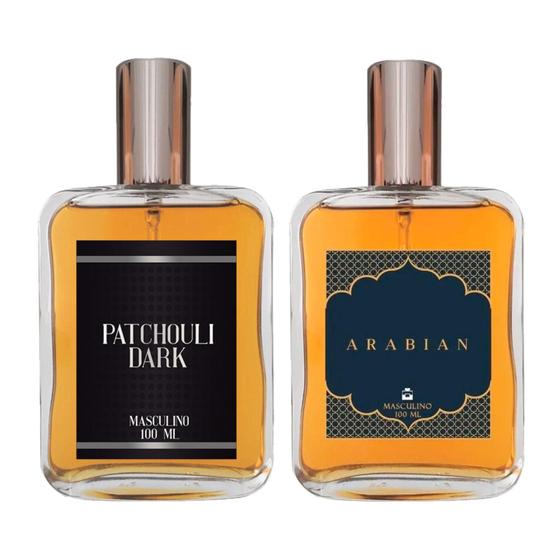 Imagem de Kit Perfume Masculino - Patchouli Dark + Arabian 100Ml