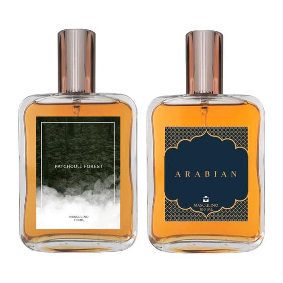 Imagem de Kit Perfume Masculino - Patchouli Forest + Arabian 100Ml