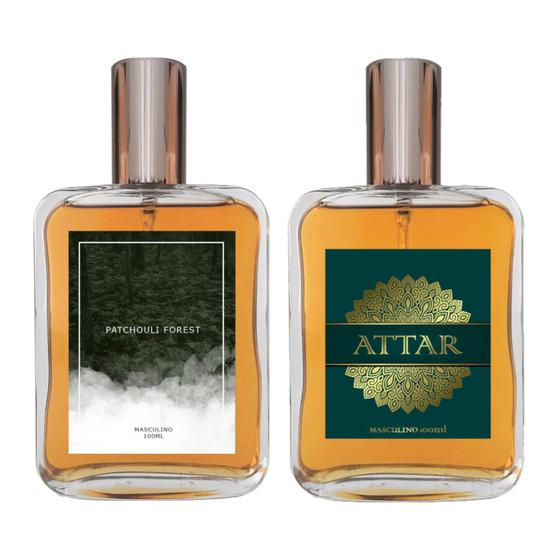 Imagem de Kit Perfume Masculino - Patchouli Forest + Attar 100ml