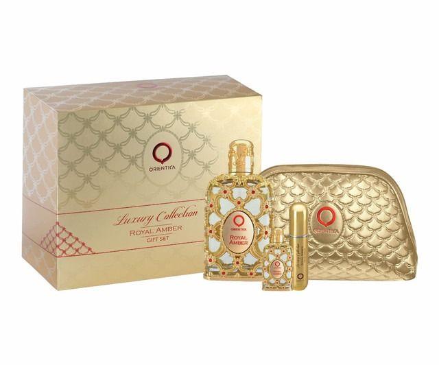 Kit Perfume Orientica Royal Amber Eau de Parfum 80ML Feminino Imagem de Kit Perfume Orientica Royal Amber Eau de Parfum 80ML Feminino