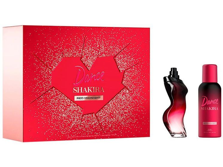 Kit Perfume Shakira Dance Red Midnight Feminino - Eau de Toilette 80ml