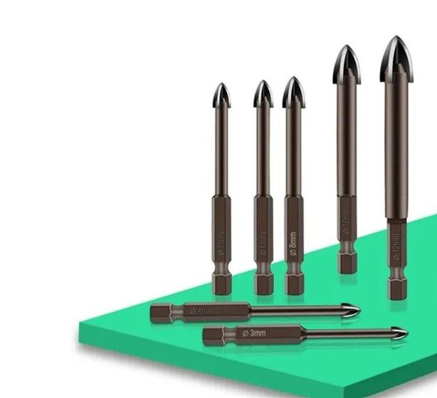 Kit Perfuração 7 Brocas Universais Indestrutíveis Fura Tudo Menor preço em Kit Perfuração 7 Brocas Universais Indestrutíveis Fura Tudo