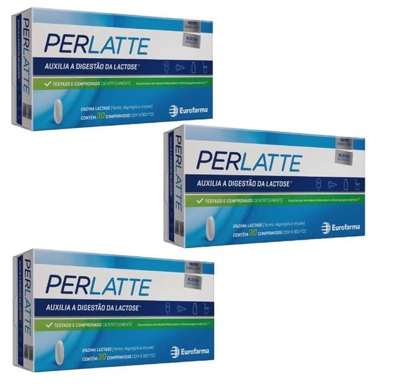 Imagem de Kit Perlatte 9.000FCC Com 3 Unidades De 30 Comprimidos Cada
