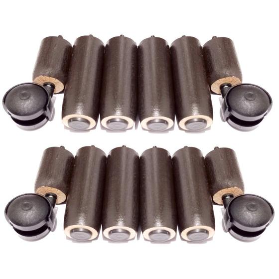 Kit Pés Madeira 8x4 TDC Marrom Para Cama Box ou Baú Casal Queen ou King Size Menor preço em Kit Pés Madeira 8x4 TDC Marrom Para Cama Box ou Baú Casal Queen ou King Size