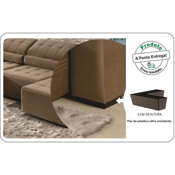 kit pes para sofa 4 unidades de plastico resistente a prova d'água - Rodrim  - Pés para Móveis - Magazine Luiza