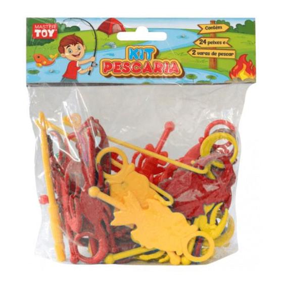 Imagem de Kit Pescaria com 24 peixes Toy Master