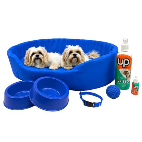 Imagem de Kit Pet Médio Cama Europa Educador Xixi Sim/Não Cães 500ml