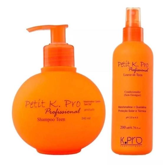 Imagem de Kit Petit Shampoo 240ml e Leavein 200ml K.pro