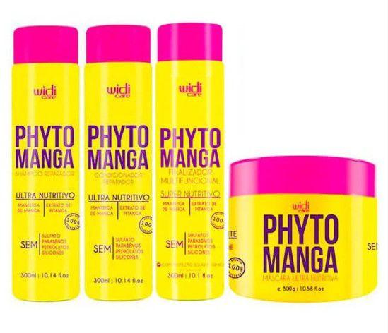 Imagem de kit PHYTO MANGA - WIDI CARE shampoo cond masc e finalizador