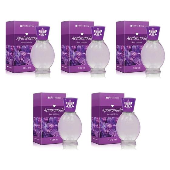 Imagem de Kit Phytoderm Deo Colônia Apaixonada Com 5 100ml