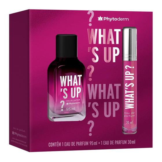 Imagem de Kit Phytoderm Eau De Perfum What's Up 95ml + 30ml Original!