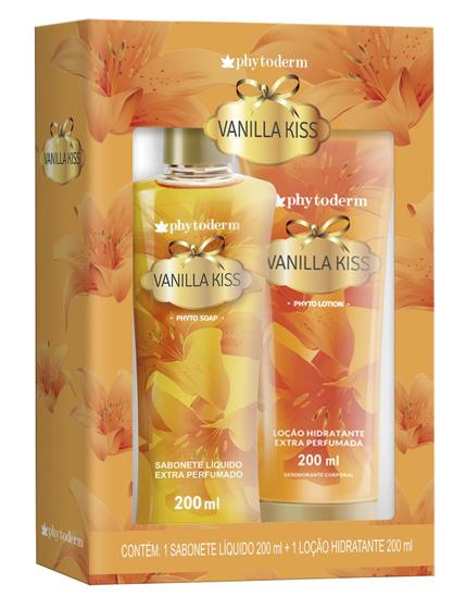 Imagem de Kit Phytoderm Vanilla Kiss Sab. Líquido 200ml + Loção 200ml