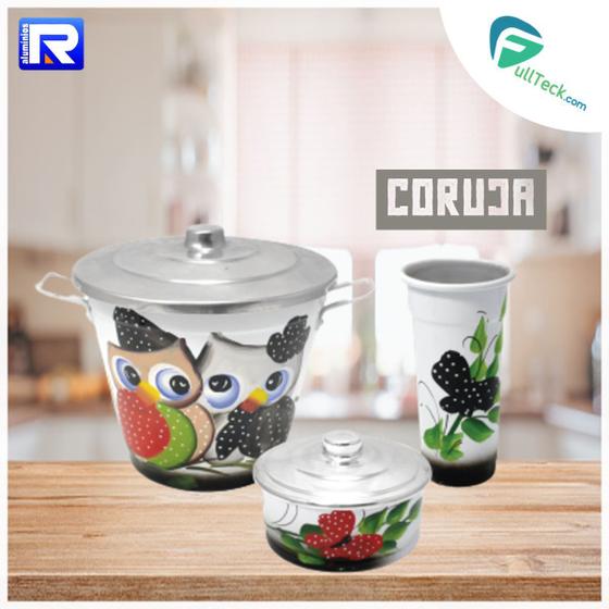 Kit Pia Alumínio Porta Detergente Sabão Lixeira P/ Cozinha Menor preço em Kit Pia Alumínio Porta Detergente Sabão Lixeira P/ Cozinha