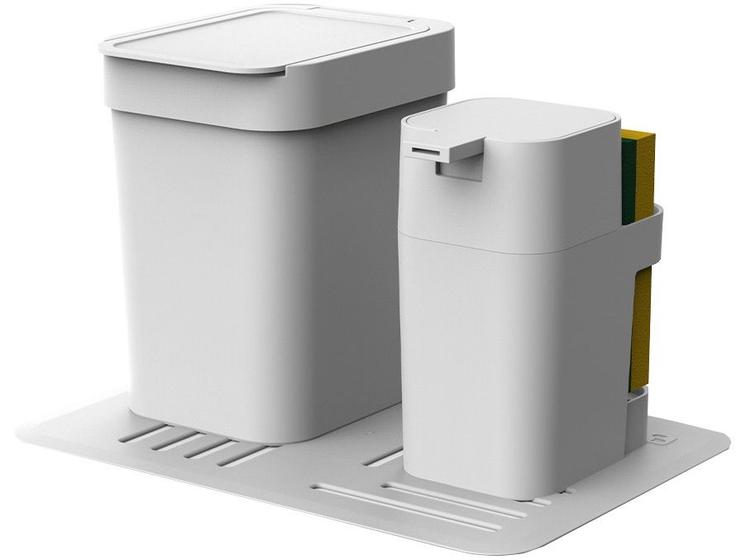 Kit Pia Cozinha Branco Soprano E-Combo – 3 Peças