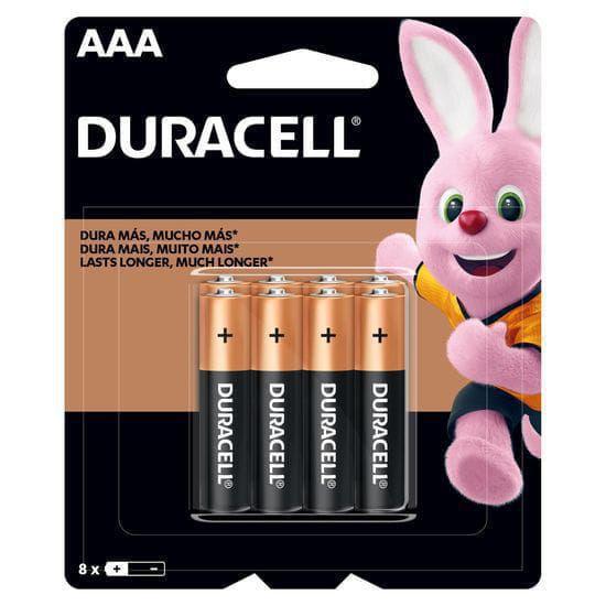 Kit pilha alcalina aaa duracell mn2400b8 - 2x cartela com 8 - total 16 pilhas Menor preço em Kit pilha alcalina aaa duracell mn2400b8 - 2x cartela com 8 - total 16 pilhas