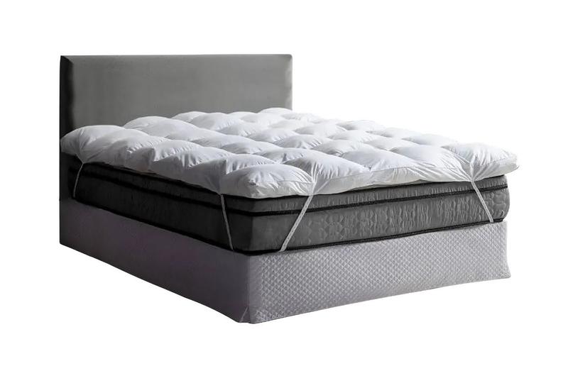 Imagem de Kit Pillow Top Casal Size Com 2 Travesseiros Siliconados Várias Cores
