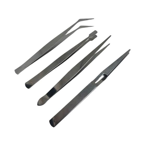 Imagem de Kit Pinças com 4 peças Tweezer Set 