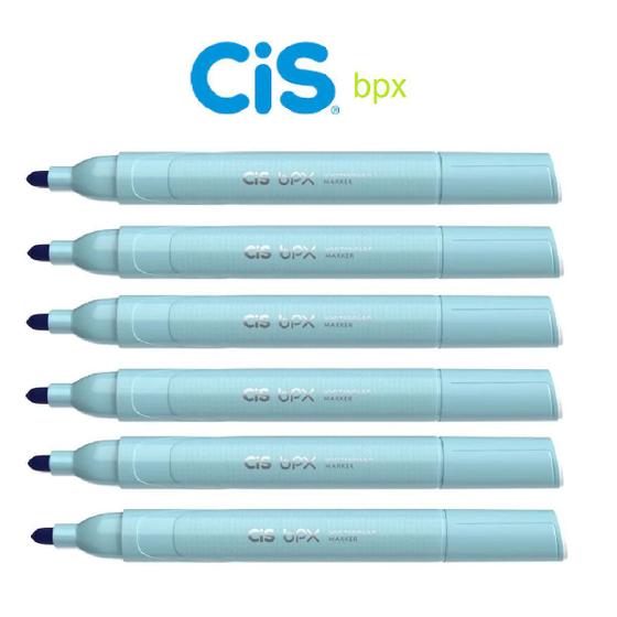 Imagem de Kit Pincel Marcador Para Quadro Branco Bpx C/6 Uni Azul- Cis