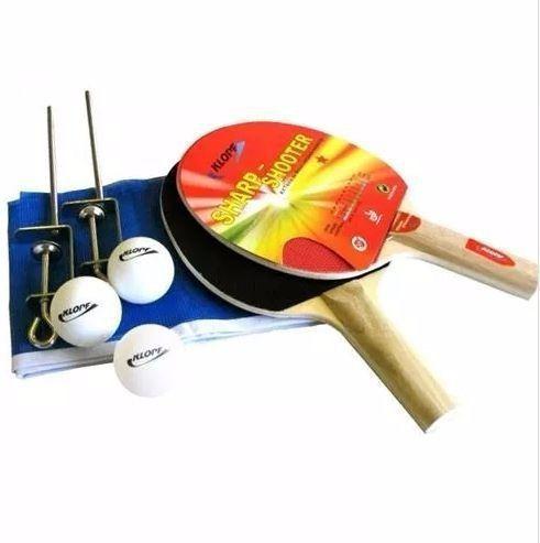 Kit Ping Pong Tenis Mesa Raquetes Bolas E Rede Klopf 5030 Menor preço em Kit Ping Pong Tenis Mesa Raquetes Bolas E Rede Klopf 5030