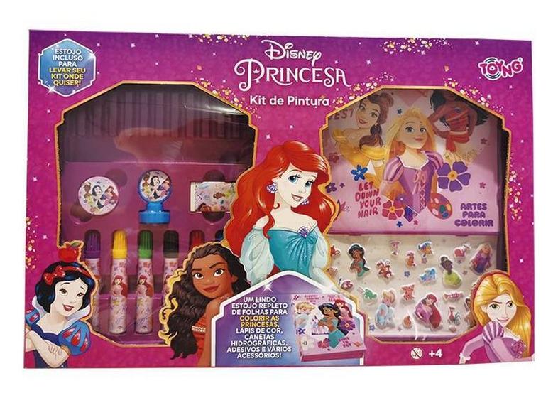 Imagem de Kit Pintura Completo Princesas Disney