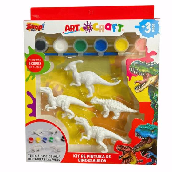 Imagem de Kit Pintura Dinossauro - Art e Craft- Zoop Toys