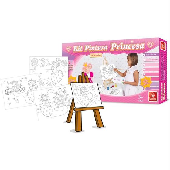 Imagem de Kit Pintura Princesa - Brincadeira de Criança
