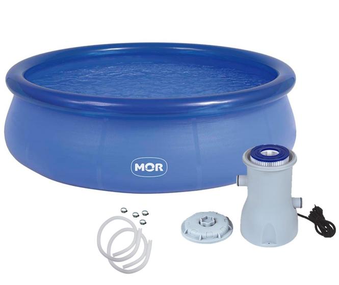 Imagem de Kit Piscina Inflável Splash Fun 3400 Litros + Filtro 2.200L/h - Mor