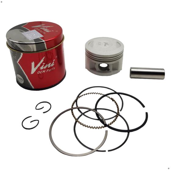 Imagem de Kit Pistao Aneis Vini Ybr 125 Xtz 125 Ttr 125 0.25