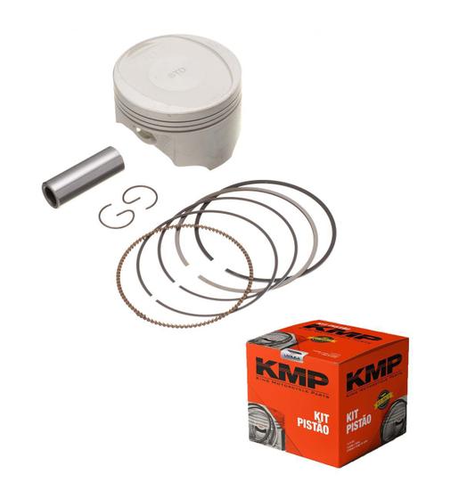 Imagem de Kit Pistão Kmp Com Anéis Honda Xre 190 Std 0.25 0.50 1.00mm