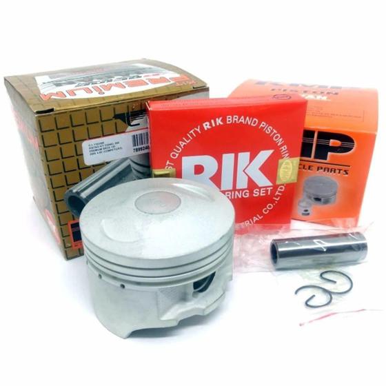 Imagem de Kit Pistão Kmp Premium Anéis Rik Nxr Bros 150 Ohc 2003 á 2005 Std Á 4.00mm