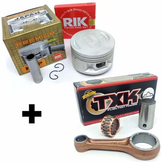 Imagem de Kit Pistão Kmp Premium Com Biela Txk Xt 225 Tdm 225 Ttr 230