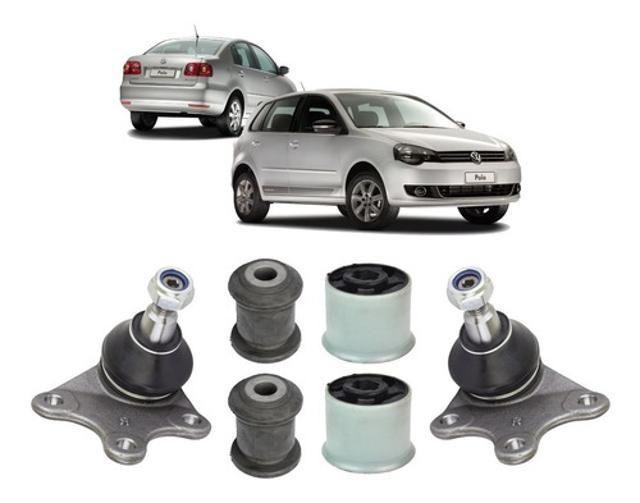 Imagem de Kit Pivô Com Bucha Balança Dianteira Vw Polo 2002 2003 2004