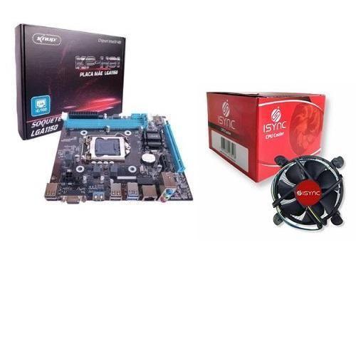 Imagem de Kit Pl Mãe H81 + Cooler