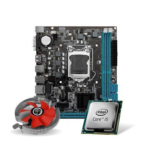 Imagem de Kit Placa Mãe H110 + Processador Intel Core i5-8500 + Cooler
