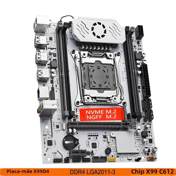 Imagem de Kit Placa-mãe X99 Combo QIYIDA X99 LGA 2011-3 Xeon E5 2640 V4 CPU DDR4 16GB NVME NGFF M.2 SATA3