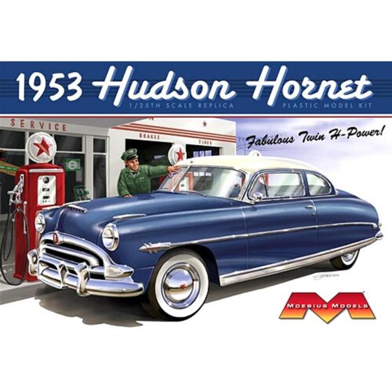 Imagem de Kit Plástico 1953 Hudson Hornet 1/25 Moebius Models 1200