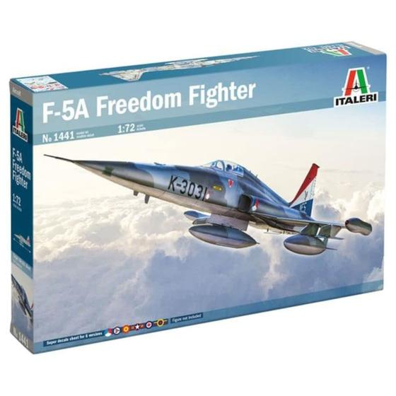 Imagem de Kit Plástico Aeronave F-5A Freedom Fighter 1:72 1441S Italeri