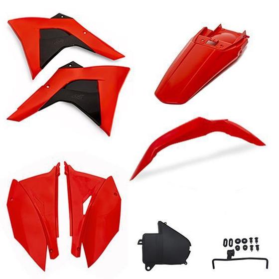 Imagem de Kit Plástico Amx Completo Rabeta Premium Honda Crf 230 2019