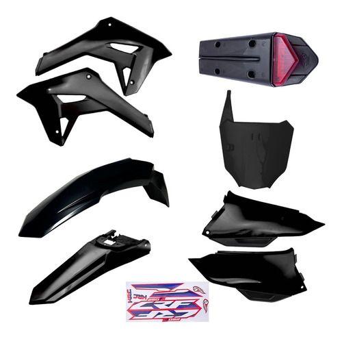 Imagem de Kit Plástico Amx Roupa Crf 250f Com Led, Number F21 E Adesiv