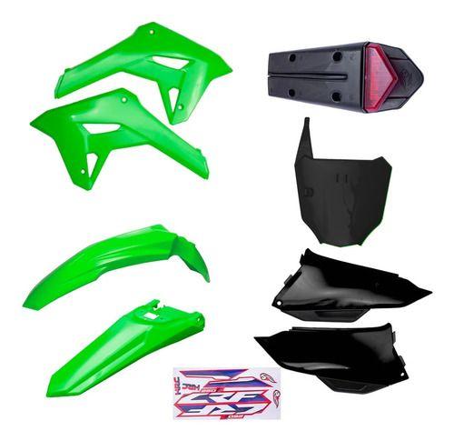 Imagem de Kit Plástico Amx Roupa Crf 250f Com Led, Number F21 E Adesiv