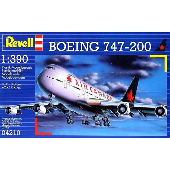 Imagem de Kit Plástico Boeing 747-200 1/390 Revell 4210