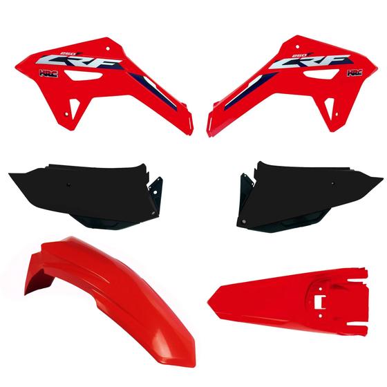 Imagem de Kit Plástico Carenagem F21 Amx Crf 250f Motocross