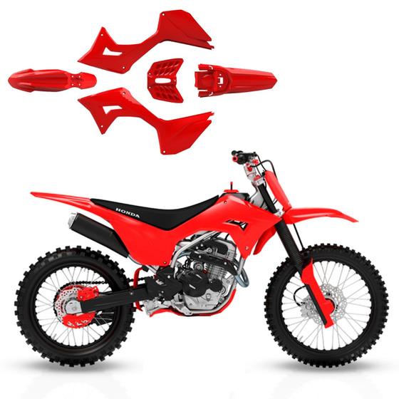 Imagem de Kit Plástico Carenagem Motocross Honda Crf 250f Anker