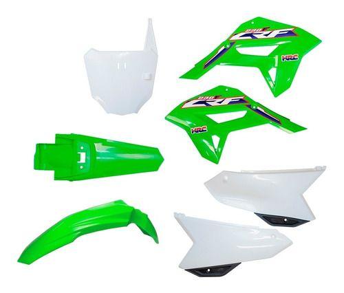 Imagem de Kit Plastico Crf 230 Com Number F21 E Adesivo Amx