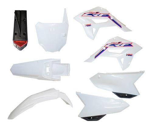 Imagem de Kit Plastico Crf230 Com Led, Number E Adesivo Amx