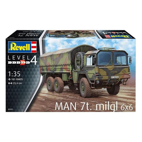 Imagem de Kit Plástico Man 7T Milgl Military Truck Kit 1/35 Revell 3291